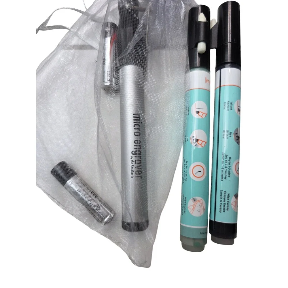 ImpressArt Metal Stamping‎ Enamel Markers & BeadSmith Micro Engraver Tool Set B3